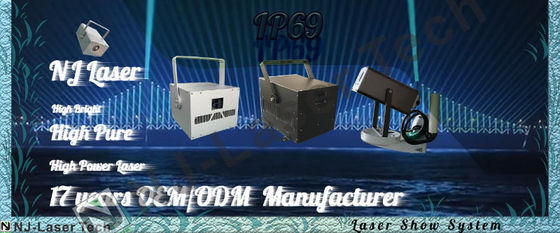 Revolutioneer de verlichting met DJ Laser Light en 50 G Beam Divergence 1,2 Mrad