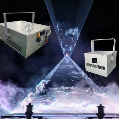 1.3mrad Straal 15W-30W Laserlicht met R-638nm G-525nm B-455 Nm golflengte ±2% Uitgangsstabiliteit
