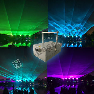 Aanpasbaar 10W Full Color 3D Animation Laser Show Projector Energiebesparing