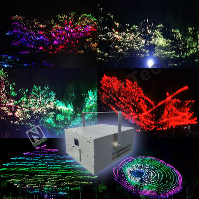 Aanpasbaar 10W Full Color 3D Animation Laser Show Projector Energiebesparing