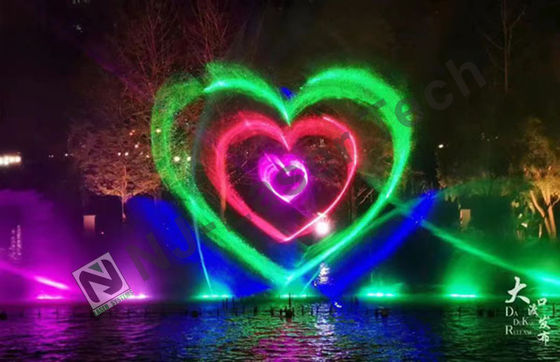 Master/Slave Control Mode Laser Show met levendige RGB en duurzame SS304