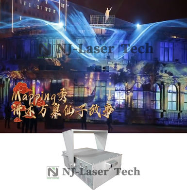 Langdurig OEM/ODM 80 Watt laser-show systeem met IP 65 waterdichtheid
