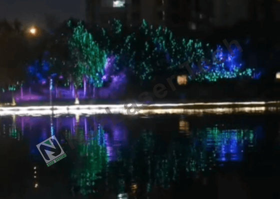 Afstandsbediening LED-lichtbron Laserfonteinverlichting voor decoratief display