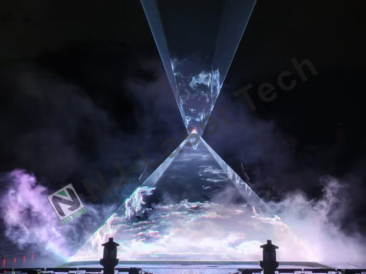 AC100-240V Spanning Laser Show met 60° straalhoek en aangepaste kenmerken