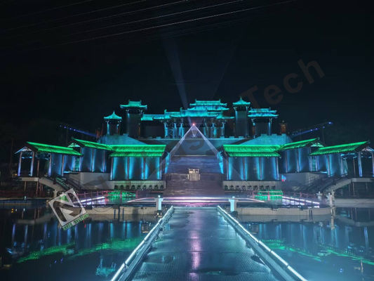 AC100-240V Spanning en Groene Laser Kleur Laser Show met SS304 materiaal