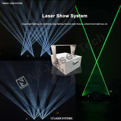Master/Slave Control Mode Laser Show met levendige RGB en duurzame SS304