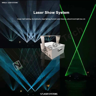 Master/Slave Control Mode Laser Show met levendige RGB en duurzame SS304