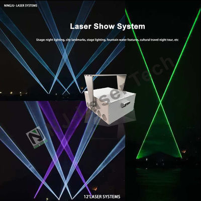 Master/Slave Control Mode Laser Show met levendige RGB en duurzame SS304