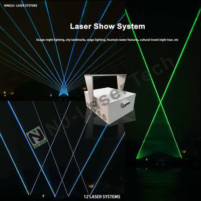Master/Slave Control Mode Laser Show met levendige RGB en duurzame SS304