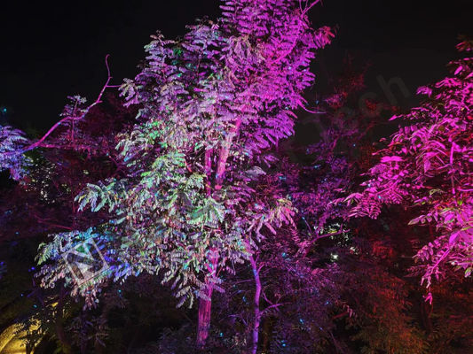 10°C-35°C Temperatuurbereik Briljante lasershow met RGB-verlichting