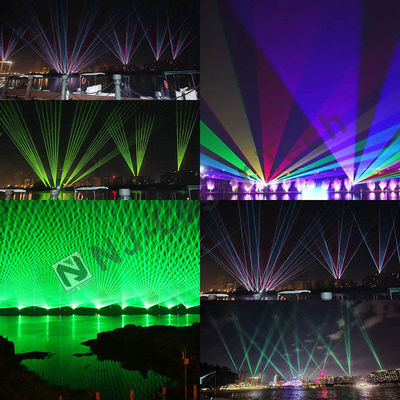 Transformeer de ruimte met Disco laser lichten 50 G vermogen en 532 Nm golflengte