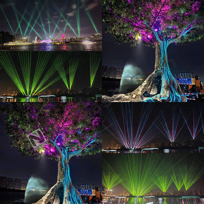Transformeer de ruimte met Disco laser lichten 50 G vermogen en 532 Nm golflengte