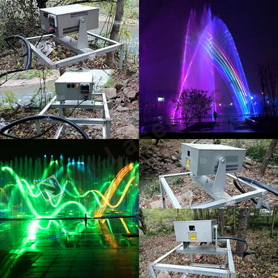 Hoogtechnologische laserverlichting voor concerten