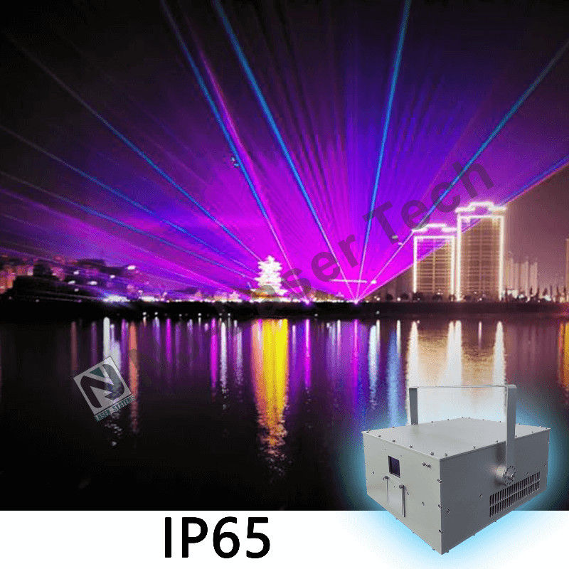 Mobiele DJ's Stage Light Air Cooling Rave lasers met pulsfrequentie 50kHz