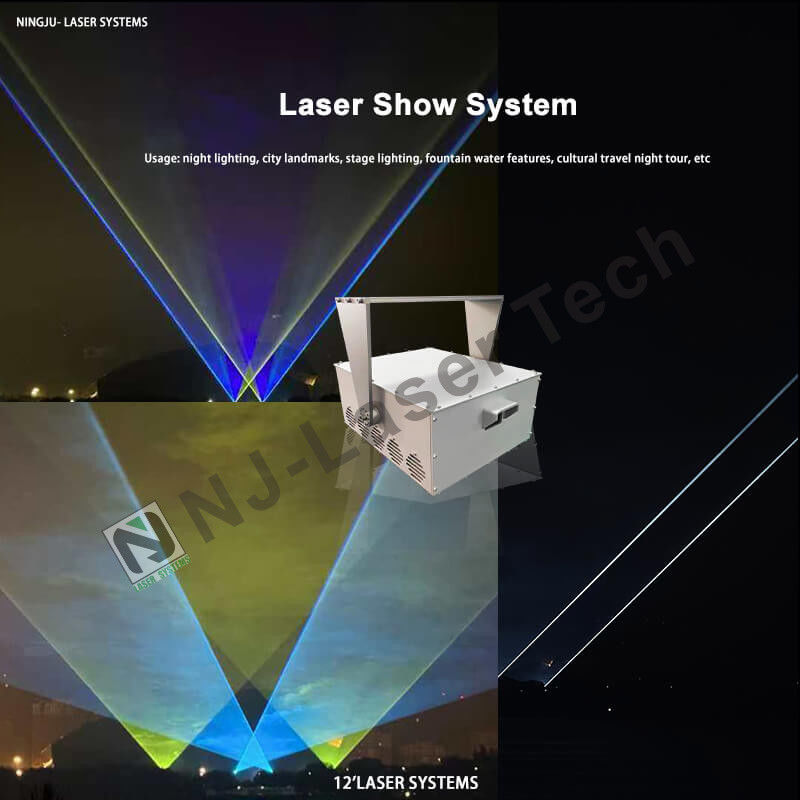 Lasertechniek Verlichting Hangende beugel Montage opties voor concerten -20°C tot 40°C en verder Opties